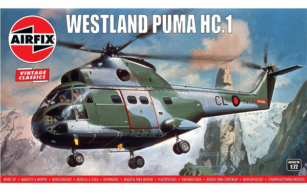 Airfix 1:72 Westland Puma HC.1 Helicopter model kit