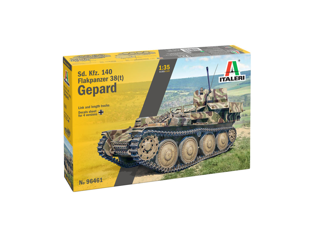 Italeri 1/35 WW2 German Sd. Kfz. 140 Flakpanzer 38(t) Gepard