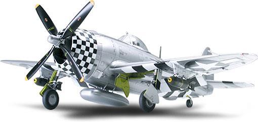 TAMIYA 1/48 Scale AIRCRAFT WW2 USAAF P-47D THUNDERBOLT BUBBLETOP