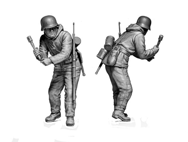 Masterbox 1/35 scale WW2 German Winter Infantry, Bastogne, 1944