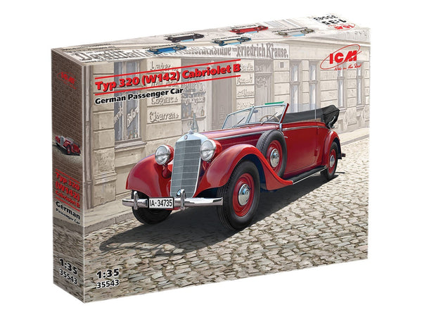 ICM 1/35 WW2 German Typ 320 (W142) Cabriolet B, German Passenger Car