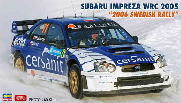 Hasegawa 1:24 2005 Subaru Impreza WRC 2006 Swedish Rally Kit