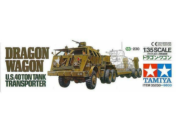 Tamiya 1/35 scale WW2 US Army Tank Transporter Dragon Wagon