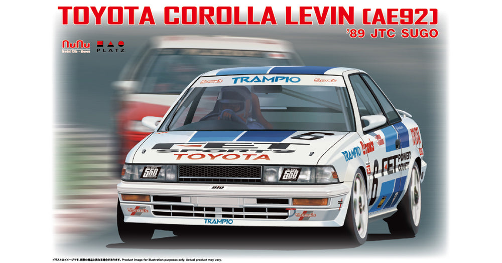 NUNU 1/24 CAR Toyota Corolla Levin Ae92 2 Jtc 1989 #7