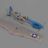 Phoenix P-51D Mustang .61~.91/15cc ARTF RC plane model