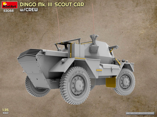 Miniart 1/35 scale WW2 British DINGO Mk.III SCOUT CAR w/CREW