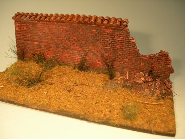 FoG Models 1/35 Scale Tile topped gateway set 4 wall sections