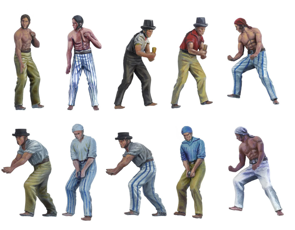 ARTESANIA KITS Set of 10 Metal 1/48 Gunner Figures for Ships & AL22906