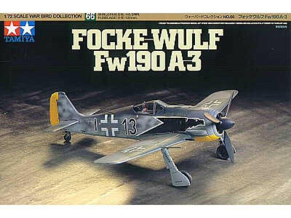 TAMIYA 1/72 AIRCRAFT WW2 GERMAN FOCKE WULF 190 A-3