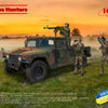 ICM VEHICLES 1:35 Drone Hunters’ Humvee M1097A2 Cargo Carrier, DShKM & Crew Figures)