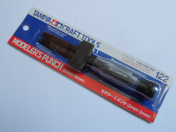 TAMIYA TOOLS / ACCESSORIES - MODELLER'S PUNCH 2MM/3MM