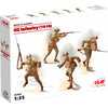 ICM 1/35 WW1 US Infantry (1918) (4 figures)