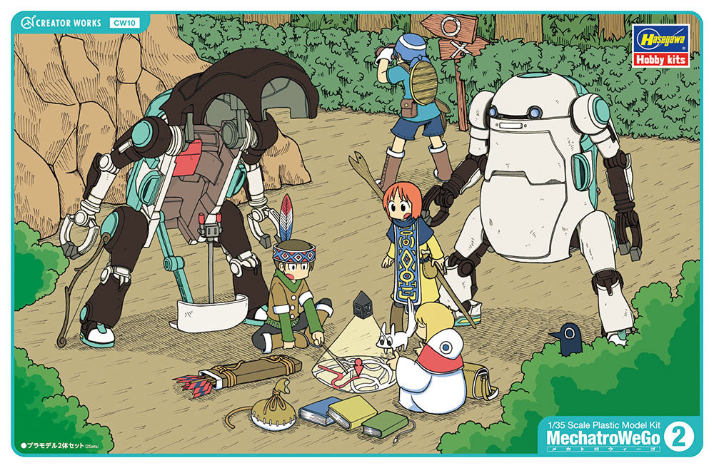 Hasegawa 1:35 Mechatro WeGo No.02 Milk and Cacao Set