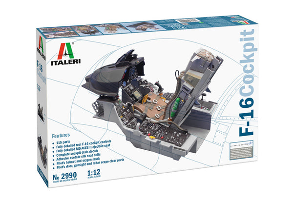 Italeri 1/12 scale General-Dynamics F-16 Cockpit