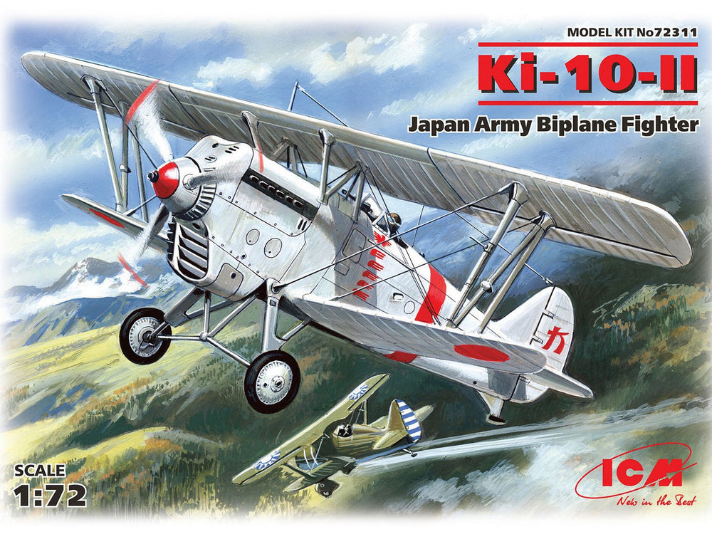 ICM 1/72 WW2 Ki-10-II, Japan Army Biplane Fighter