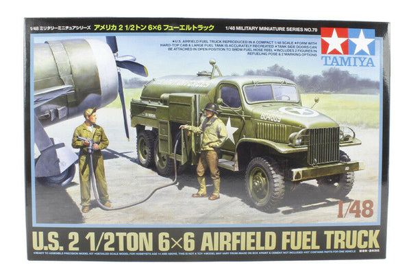 Tamiya 1/48 scale WW2 American US 2.25 Ton Airfield Fuel Truck model kit