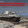 ICM 1/35 WW2 Pz.Kpfw.VI Ausf.B King Tiger with Henschel Turret (late production), WWII German Heavy Tank