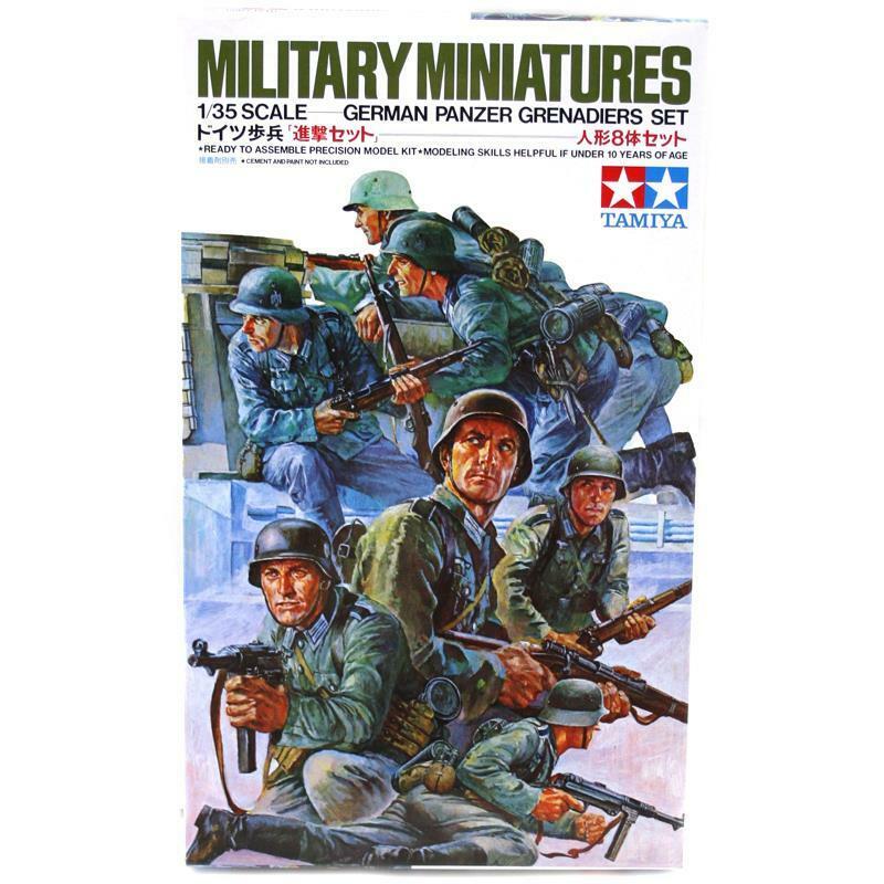 Tamiya 1/35 scale WW2 German Panzer Grenadier plastic figures