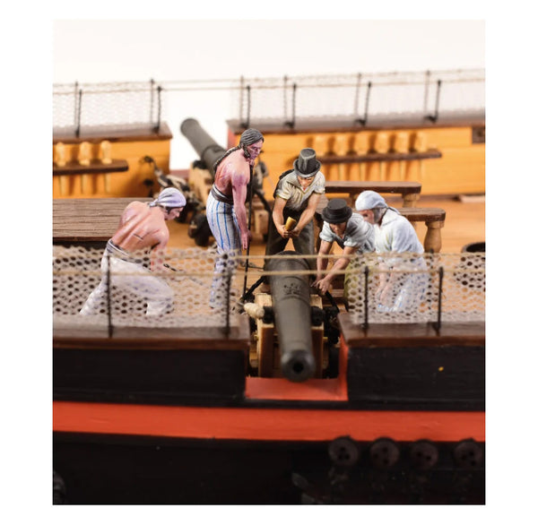 ARTESANIA KITS Set of 10 Metal 1/48 Gunner Figures for Ships & AL22906