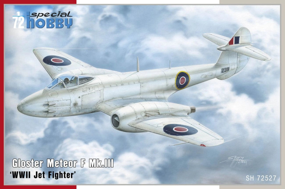 Special Hobby 1/72 Scale Gloster Meteor F Mk.III 'WWII Jet Fighter' 1/72