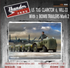 Thunder Model 1/32 WW2 US TUG Clarktor 6, MILL-33 with 2 bomb trailers