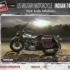 Thunder Model 1/35 WW2 US Military Indian Motorcycle 741B