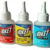 Deluxe Materials Roket Cyano Bargain Glue Pack Rocket super glue 3 x 20g bottles