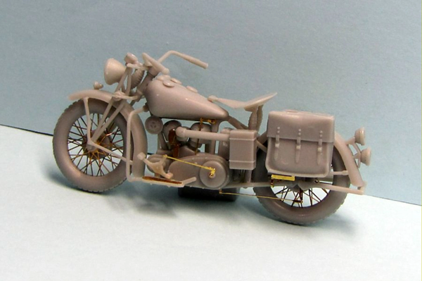 Thunder Model 1/35 WW2 US Military Indian Motorcycle 741B