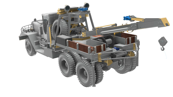 Thunder Model 1/35 WW2 US Heavy Wrecker Ward LaFrance Model 1000, Series 5