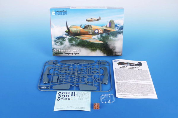 Special Hobby 1/72 Scale CAC CA.13 Boomerang Mk.I/II 'Australian Emergency Fighter' 1/72