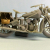 Thunder Model 1/35 WW2 US Military Indian Motorcycle 741B