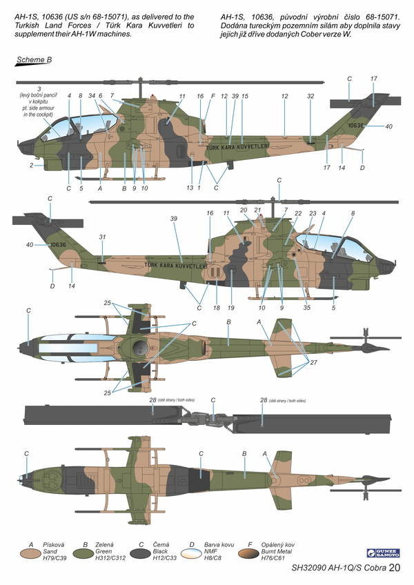 Special Hobby 1/32 Scale AH-1Q/S Cobra 
