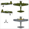 Dora Wings 1/72 Scale DORDW72040 Vultee P-66 Vanguard 1/72