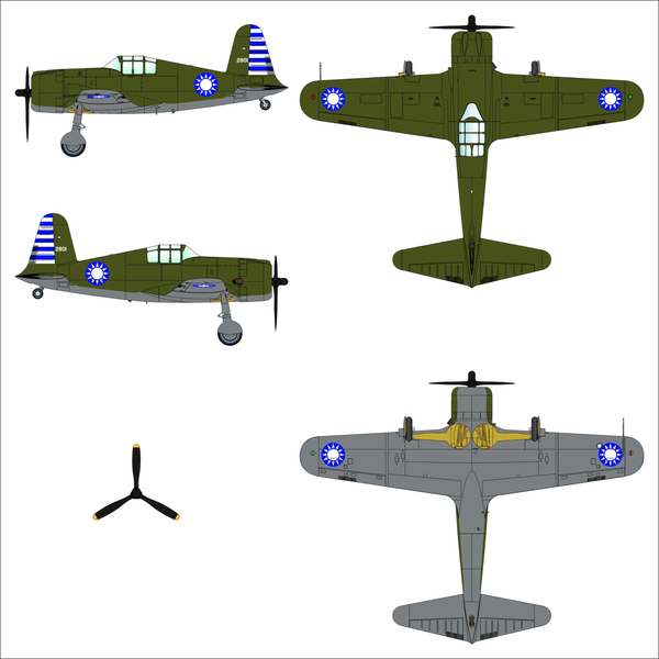 Dora Wings 1/72 Scale DORDW72040 Vultee P-66 Vanguard 1/72