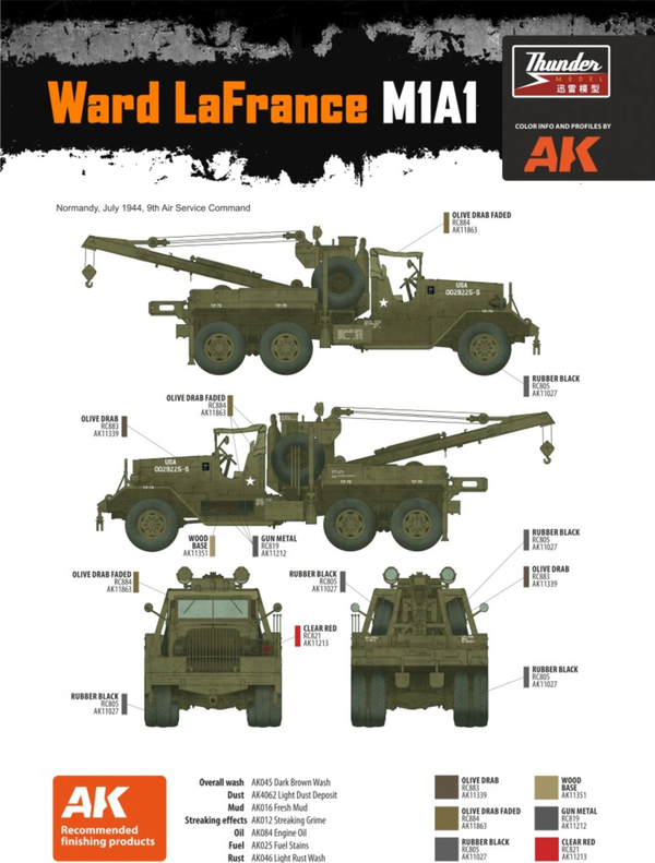Thunder Model 1/35 WW2 US Heavy Wrecker Ward LaFrance Model 1000, Series 5