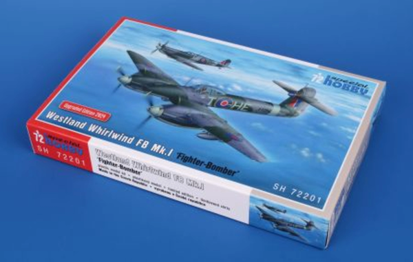 Special Hobby 1/72 Scale WW2 RAF Westland Whirlwind FB Mk.I Fighter-Bomber 1/72