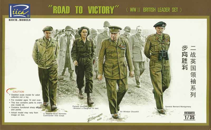 RIICH 1/35 WW2 British Road to victory (WWII British leader set)