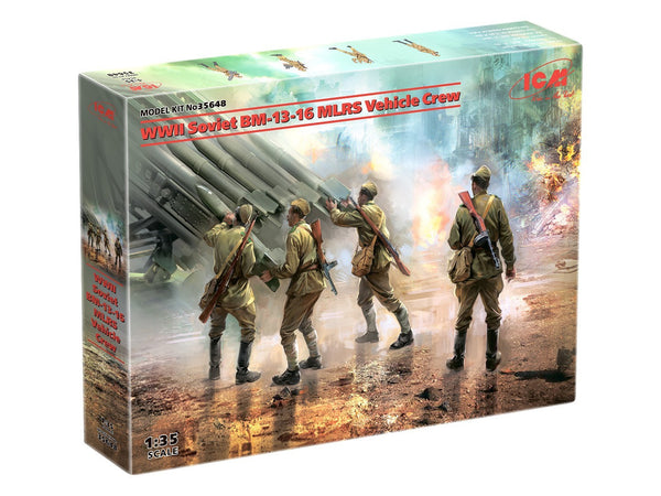 ICM 1/35 WW2 Soviet BM-13-16 MLRS Vehicle Crew