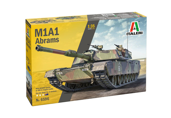 Italeri 1/35 scale M1A1/A2 ABRAMS MBT tank model kit