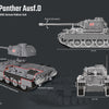 Build Army WW2 Brick building model kit Panther Ausf D