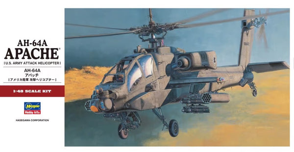 Hasegawa 1:48 Ah-64A Apache US Army Attack helicopter