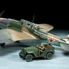 Tamiya 1/48 WW2 Soviet Russian IL-2 & GAZ-67B plane and jeep