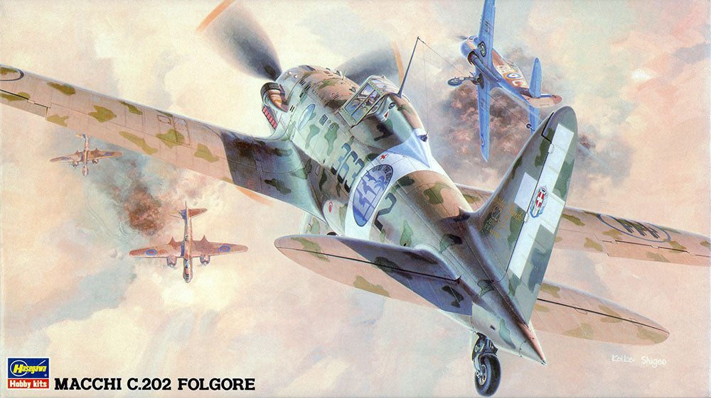 Hasegawa 1:48 Scale WW2 Italian Macchi C202 Folgore fighter plane model kit