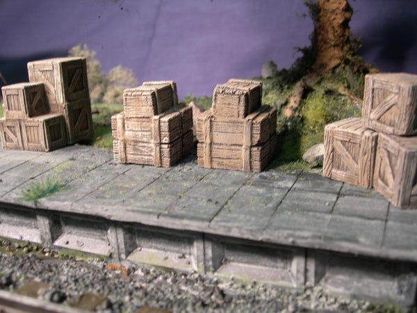 1/35 Scale Train platform diorama set