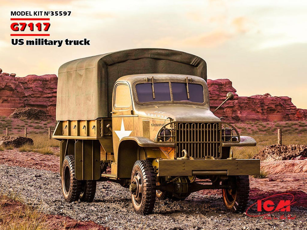 ICM 1/35 scale lorry G7117, U.S. Military Truck