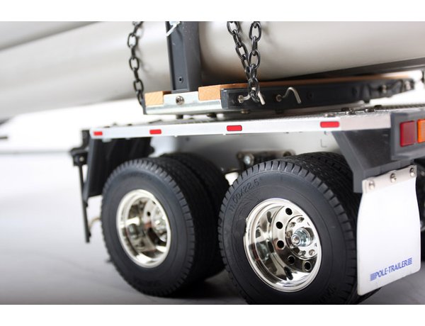 TAMIYA R/C TRUCKS 1/14 scale POLE TRAILER unit with pipes 