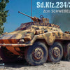 Miniart 1/35 WW2 GERMAN Sd.Kfz.234/3 WITH 2cm SCHWEBELAFETTE 38