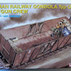 Dragon 1/35 scale WW2 GERMAN RAILWAY GONDOLA TYP OMMR W/AA GUN CREW