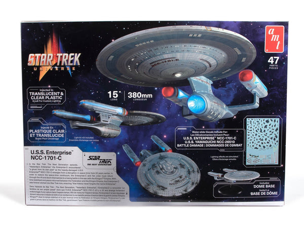 AMT 1:1400 U.S.S. Enterprise NCC-1701-C Plastic assembly model kit