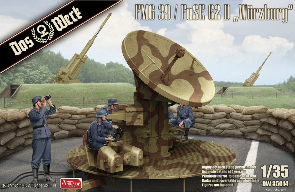 Das Werk 1/35 scale WW2 German FMG 39 / FuSE 62 D "Wurzburg", 1/35